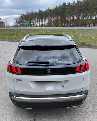 Peugeot 3008 cena 89900 przebieg: 146000, rok produkcji 2019 z Śmigiel małe 326